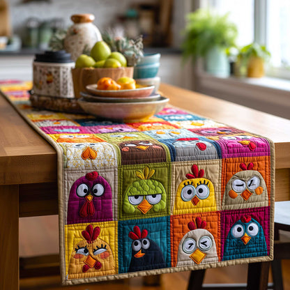 Clucky Charm Quilted Table Runner GFTOMA9557