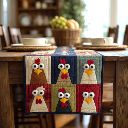 Chicken House Quilted Table Runner GFTOMA9558