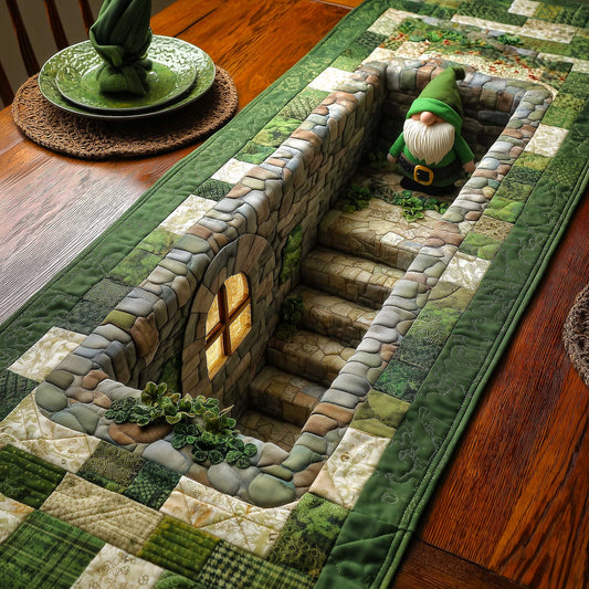 Green Party Quilted Table Runner GFTOMA9566