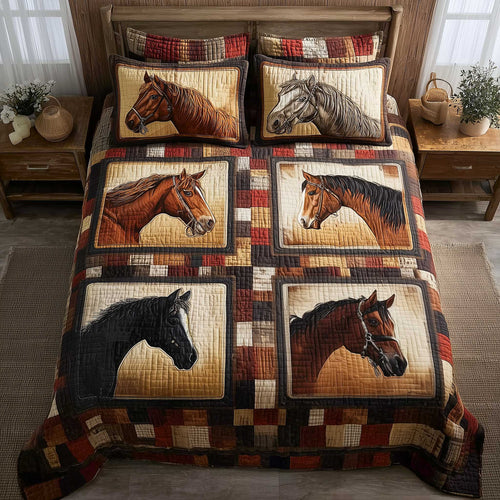 Ranch Life 3-Piece Quilted Bedding Set GFTOMA9569