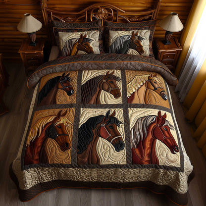 Mustang Ride 3-Piece Quilted Bedding Set GFTOMA9571