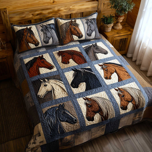 Prairie Spirit 3-Piece Quilted Bedding Set GFTOMA9572