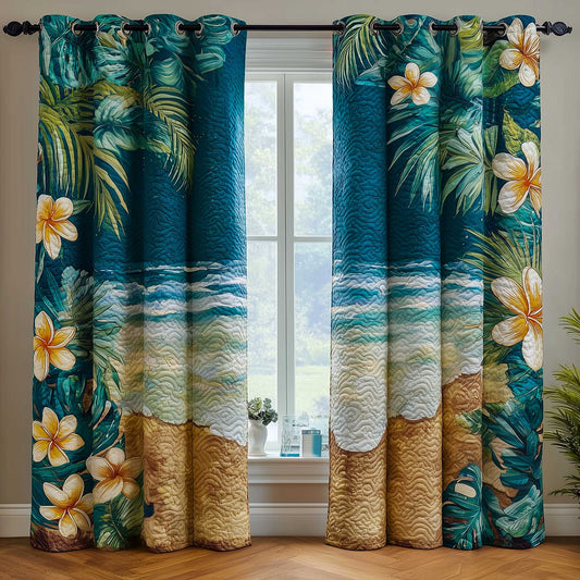 Boho Beach Quilted Curtains GFTOMA9577