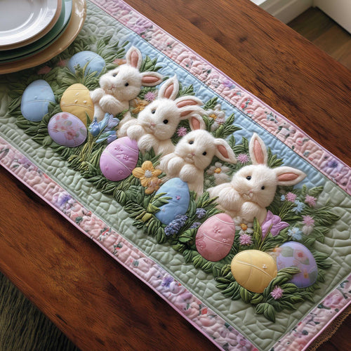 Cottage Bunny Quilted Table Runner GFTOMA9580