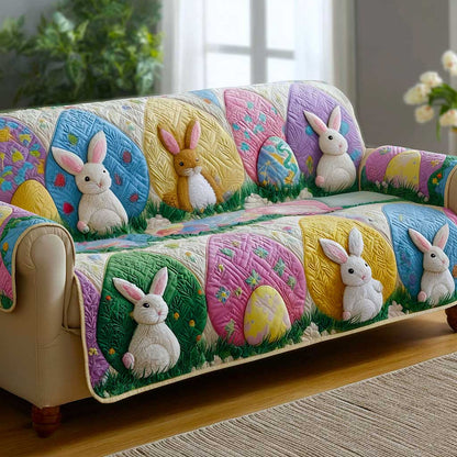 Spring Patch Quilted Sofa Cover GFTOMA9597