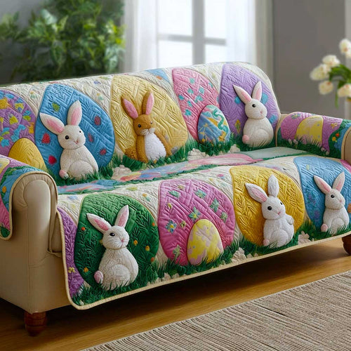 Spring Patch Quilted Sofa Cover GFTOMA9597