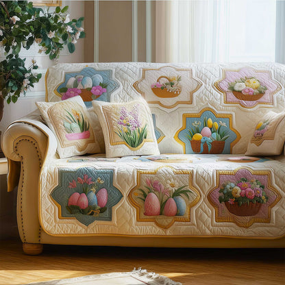 Egg Hunt Quilted Sofa Cover GFTOMA9601