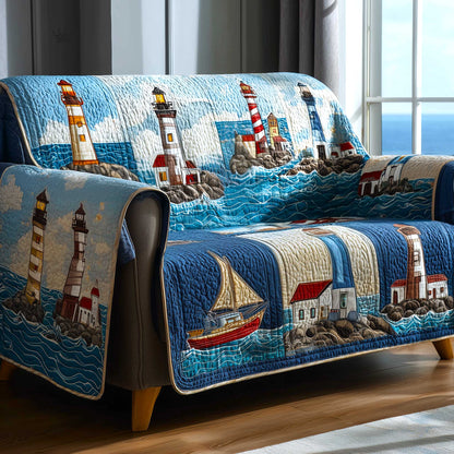 Coastal Patch Quilted Sofa Cover GFTOMA9606
