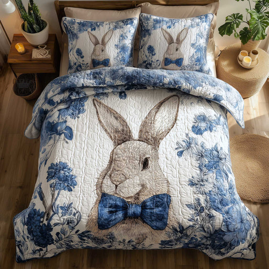 Egg Charm 3-Piece Quilted Bedding Set GFTOMA9610