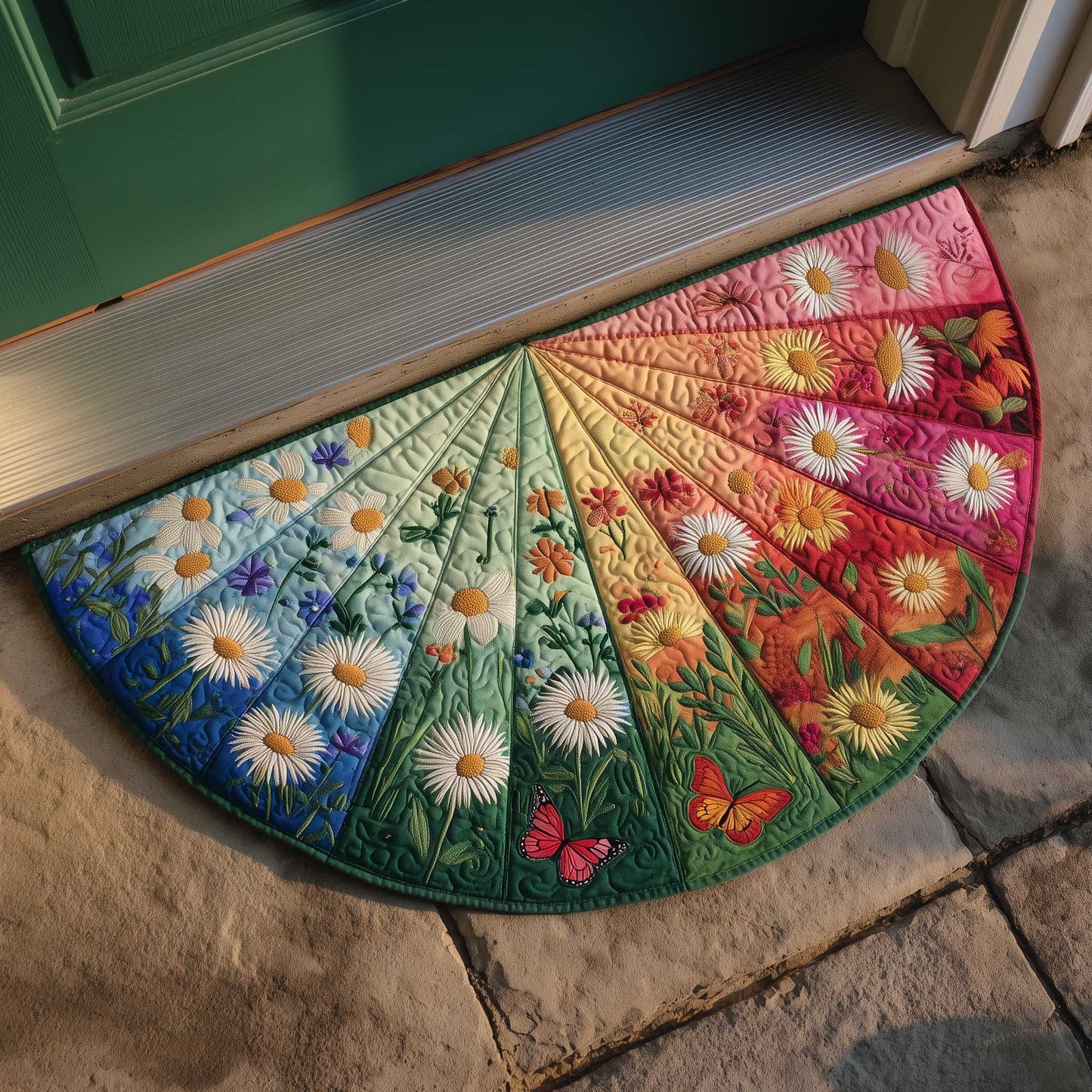 Sunny Meadow Quilted Welcome Mat GFTOMA9623