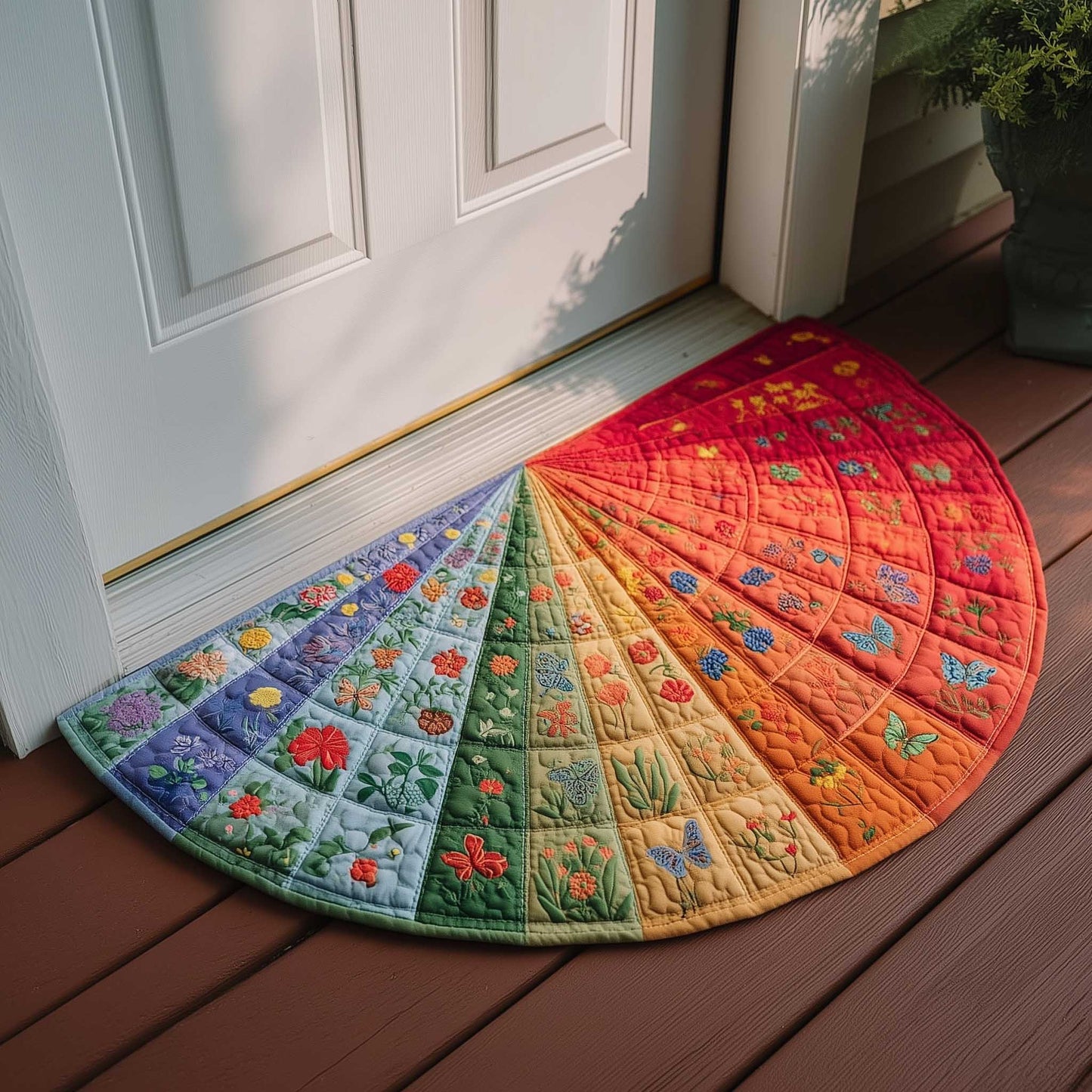 Wild Meadow Quilted Welcome Mat GFTOMA9624