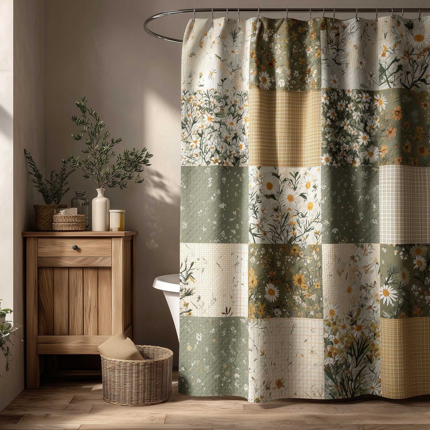 Flower Drift Shower Curtain GFTOMA9634