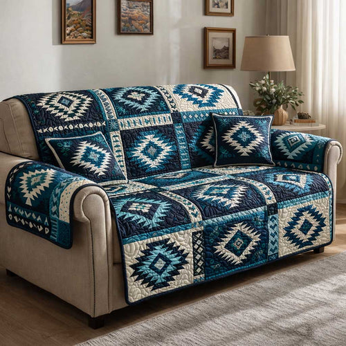 Artisan Weave Quilted Sofa Cover GFTOMA9663