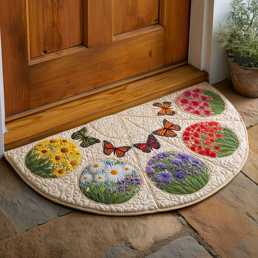 Butterfly Bloom Quilted Welcome Mat GFTOMA9672
