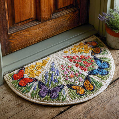 Flutter Bloom Quilted Welcome Mat GFTOMA9675