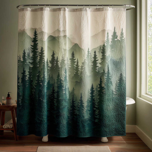 Emerald Forest Shower Curtain GFTOMA9700