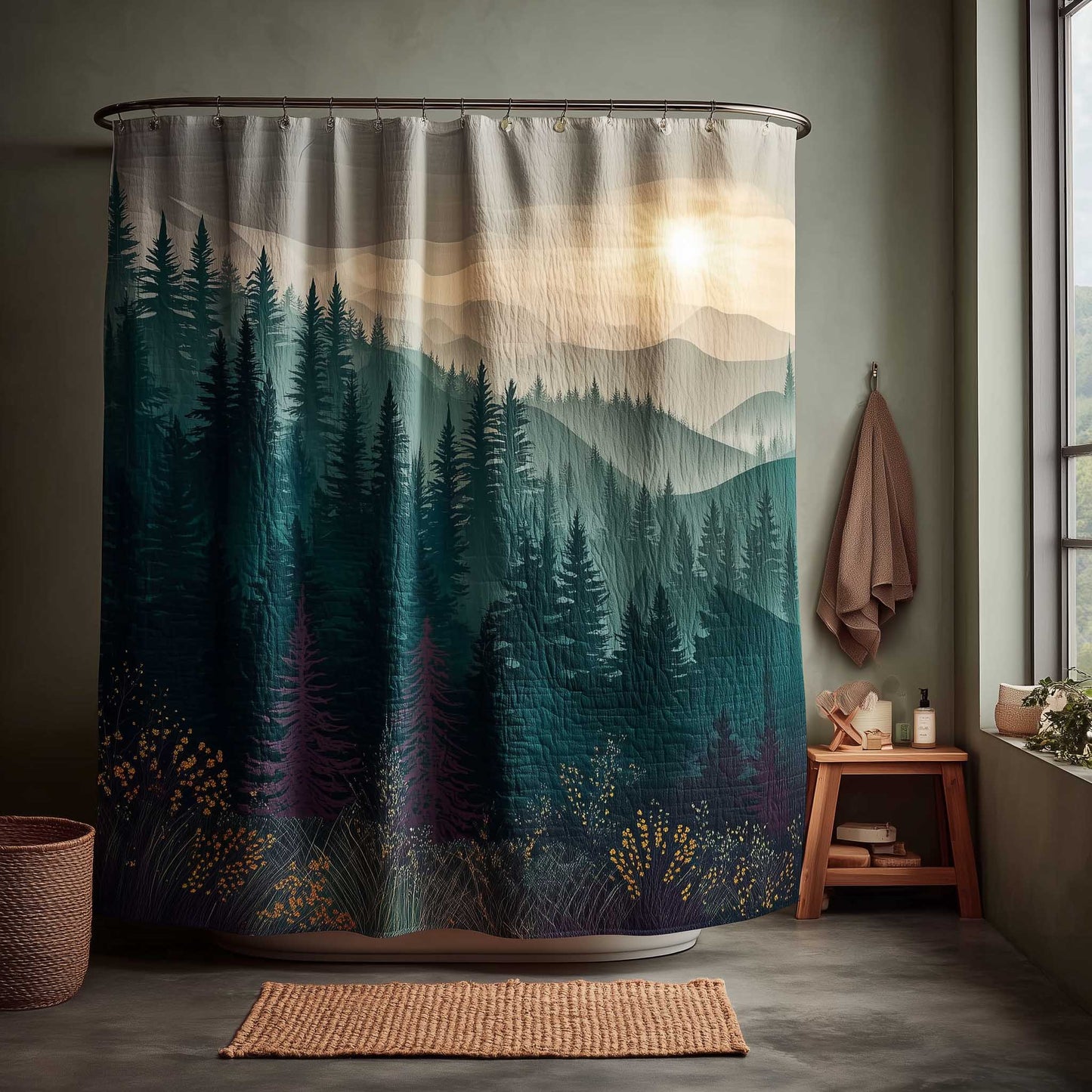 Forest Haven Shower Curtain GFTOMA9701