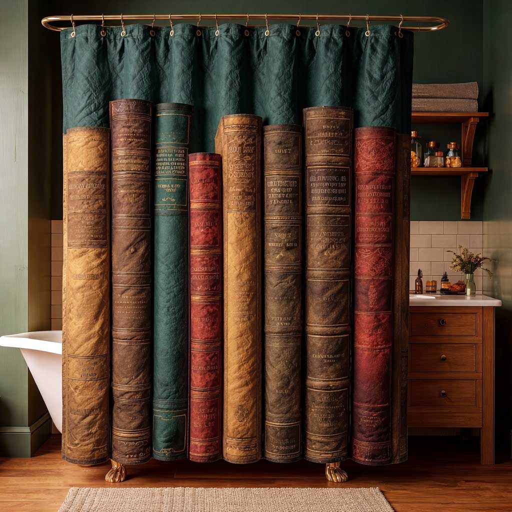 Quiet Pages Shower Curtain GFTOMA9702