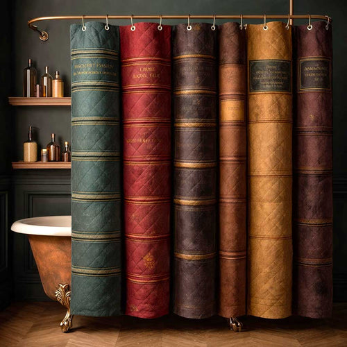 Book Retreat Shower Curtain GFTOMA9706