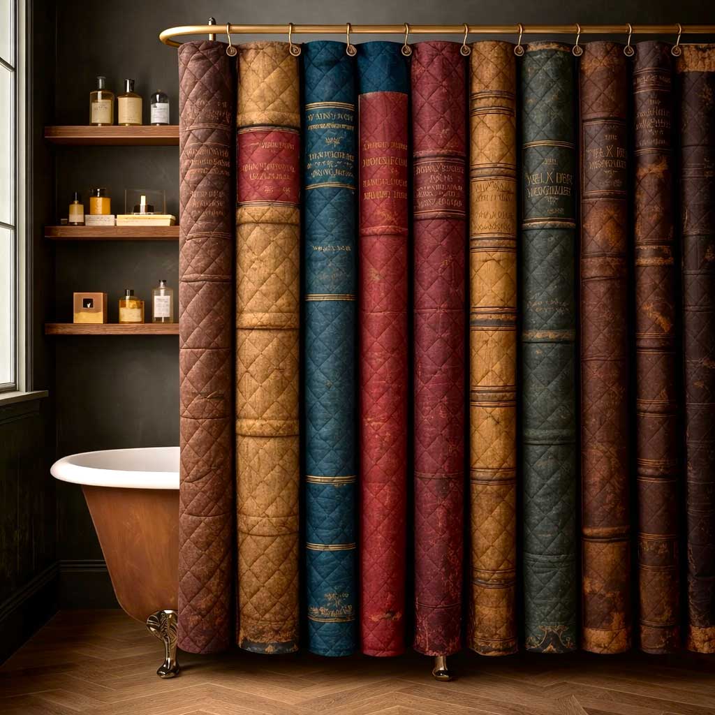 Quiet Pages Shower Curtain GFTOMA9707