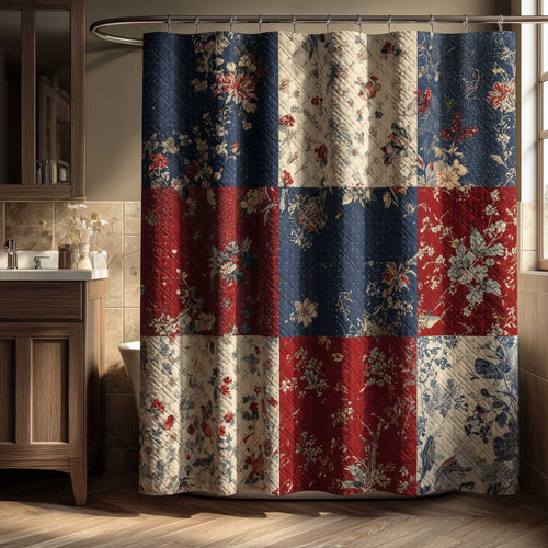 Patriot Petals Shower Curtain GFTOMA9753