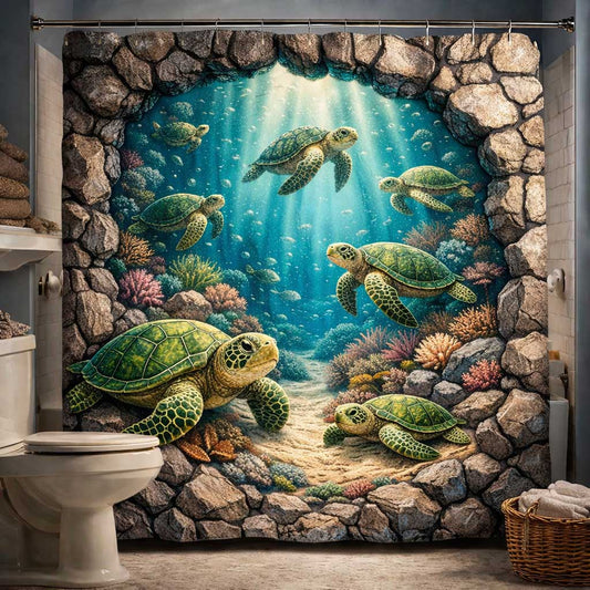 Seashell Calm Shower Curtain GFTOMA9759