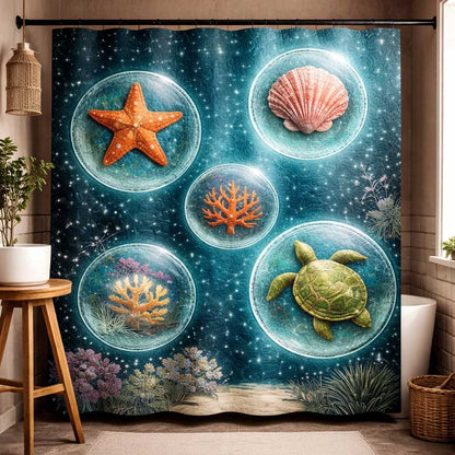 Coastal Whisper Shower Curtain GFTOMA9761