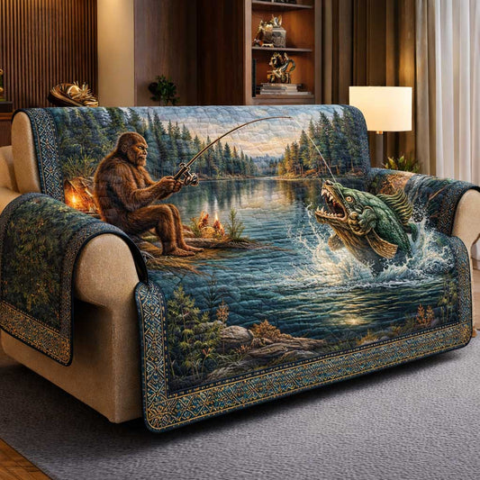 Forest Squatch Quilted Sofa Cover GFTOMA9811