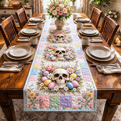 Skull Easter Quilted Table Runner GFTOMA9825