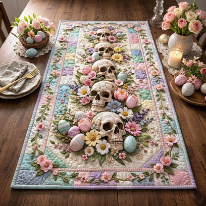 Bone Blossom Quilted Table Runner GFTOMA9827