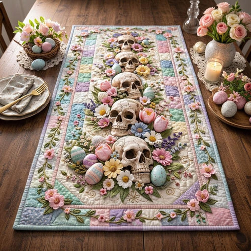 Bone Blossom Quilted Table Runner GFTOMA9827