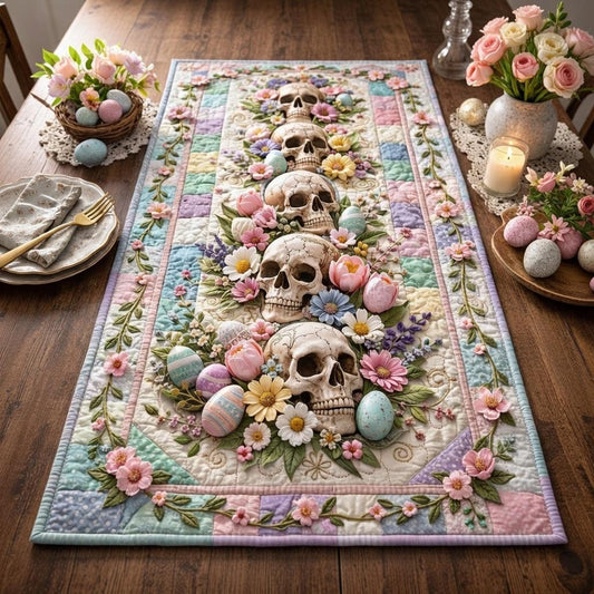 Bone Blossom Quilted Table Runner GFTOMA9827