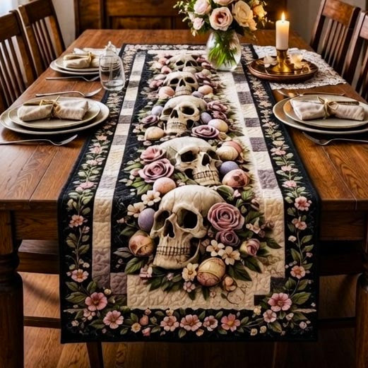 Eerie Bloom Quilted Table Runner GFTOMA9828