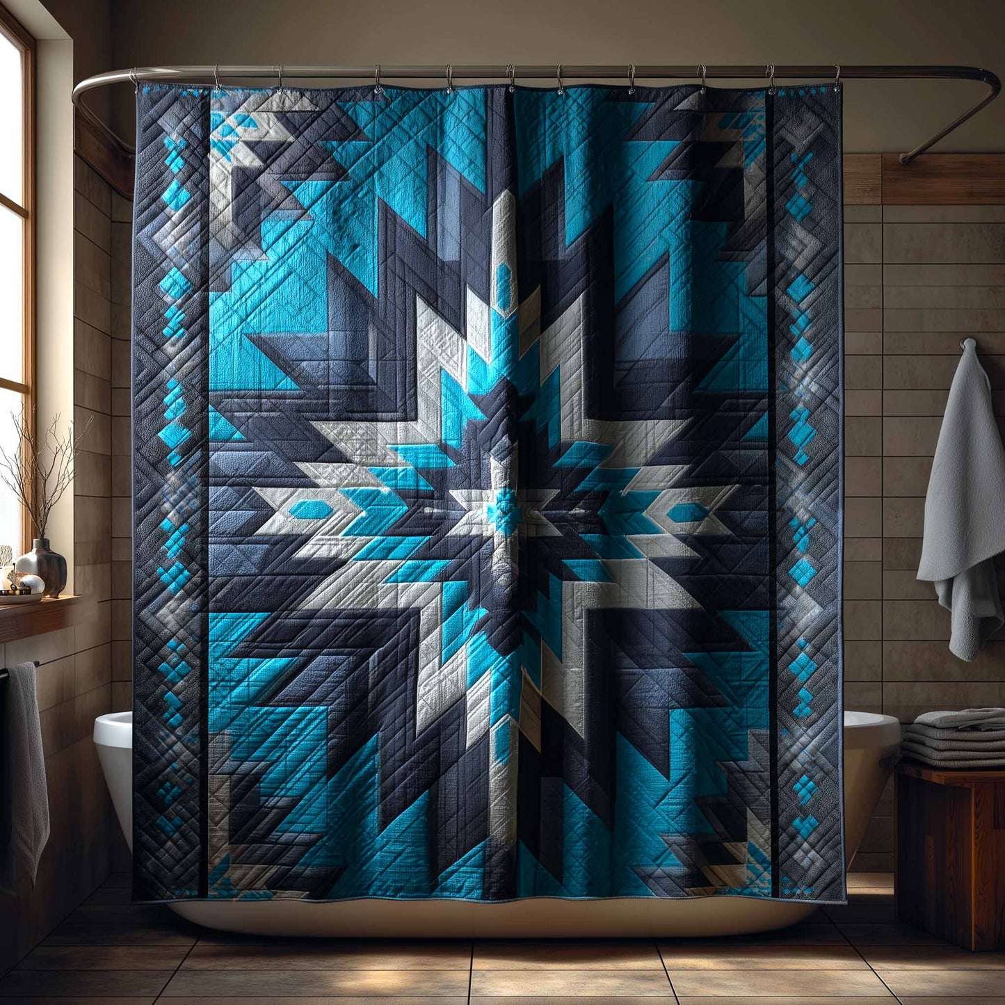 Heritage Patch Shower Curtain GFTOMA9861