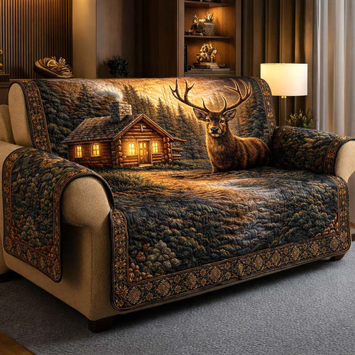 Woodland Lodge Quilted Sofa Cover GFTOMA9909