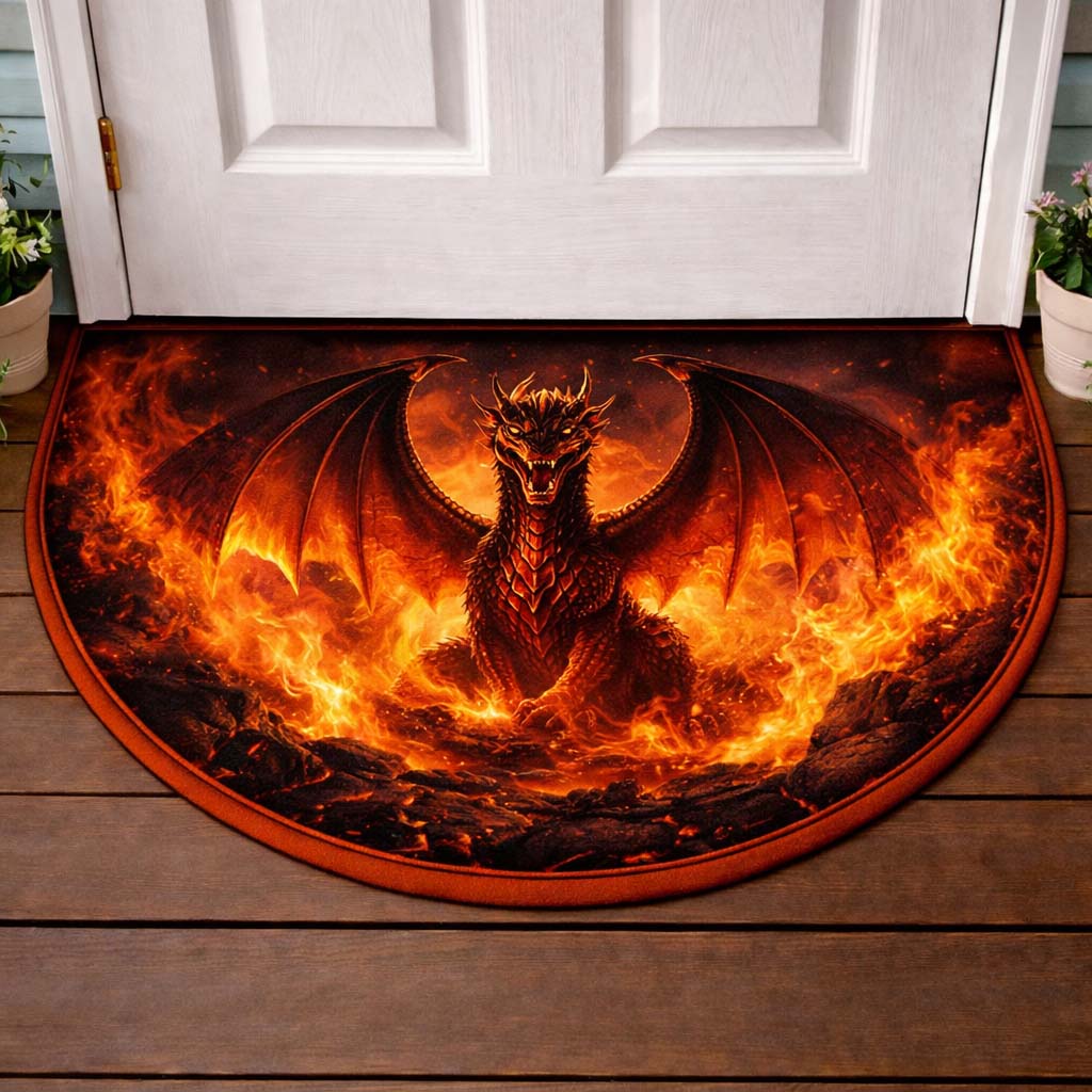 Dragon Power Quilted Welcome Mat GFTOMA9971