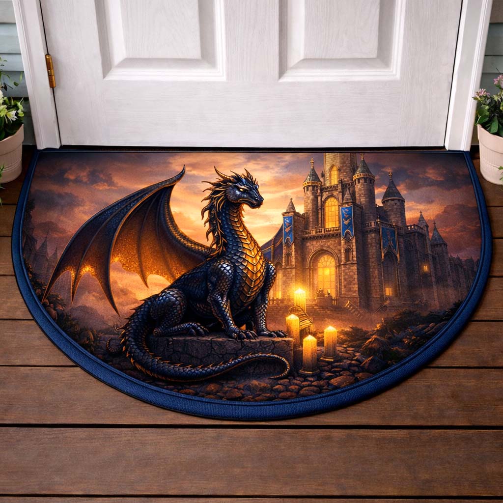 Dragon Legend Quilted Welcome Mat GFTOMA9972