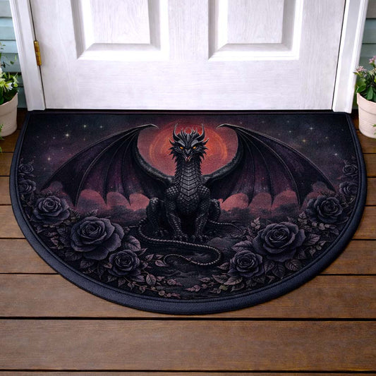 Dragon Flame Quilted Welcome Mat GFTOMA9974