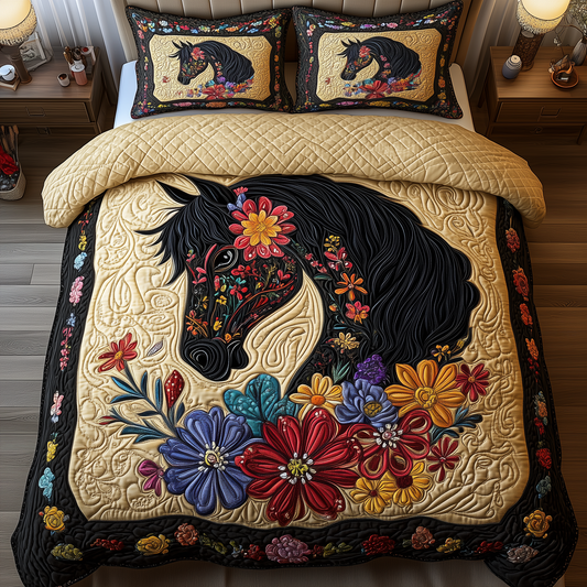 Dark Horse 3-Piece Quilted Bedding Set GFTONL1189