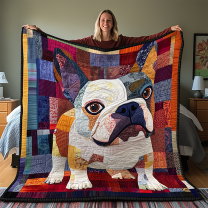 Bulldog Quilted Blanket GFTONL2125