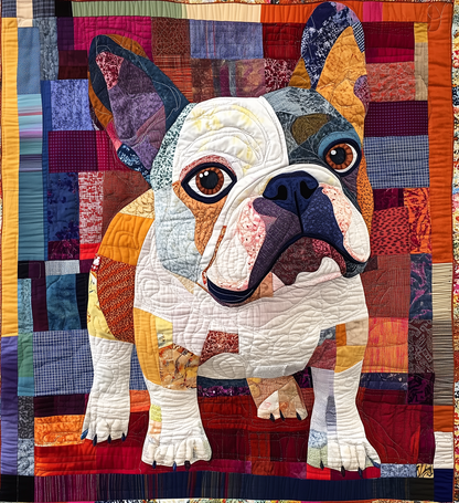Bulldog Quilted Blanket GFTONL2125