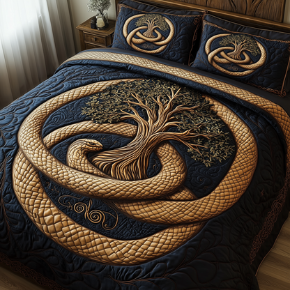 Wheel Of Eternity 3-Piece Quilted Bedding Set GFTONL2318