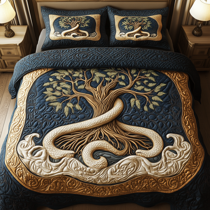 Wheel Of Eternity 3-Piece Quilted Bedding Set GFTONL2323