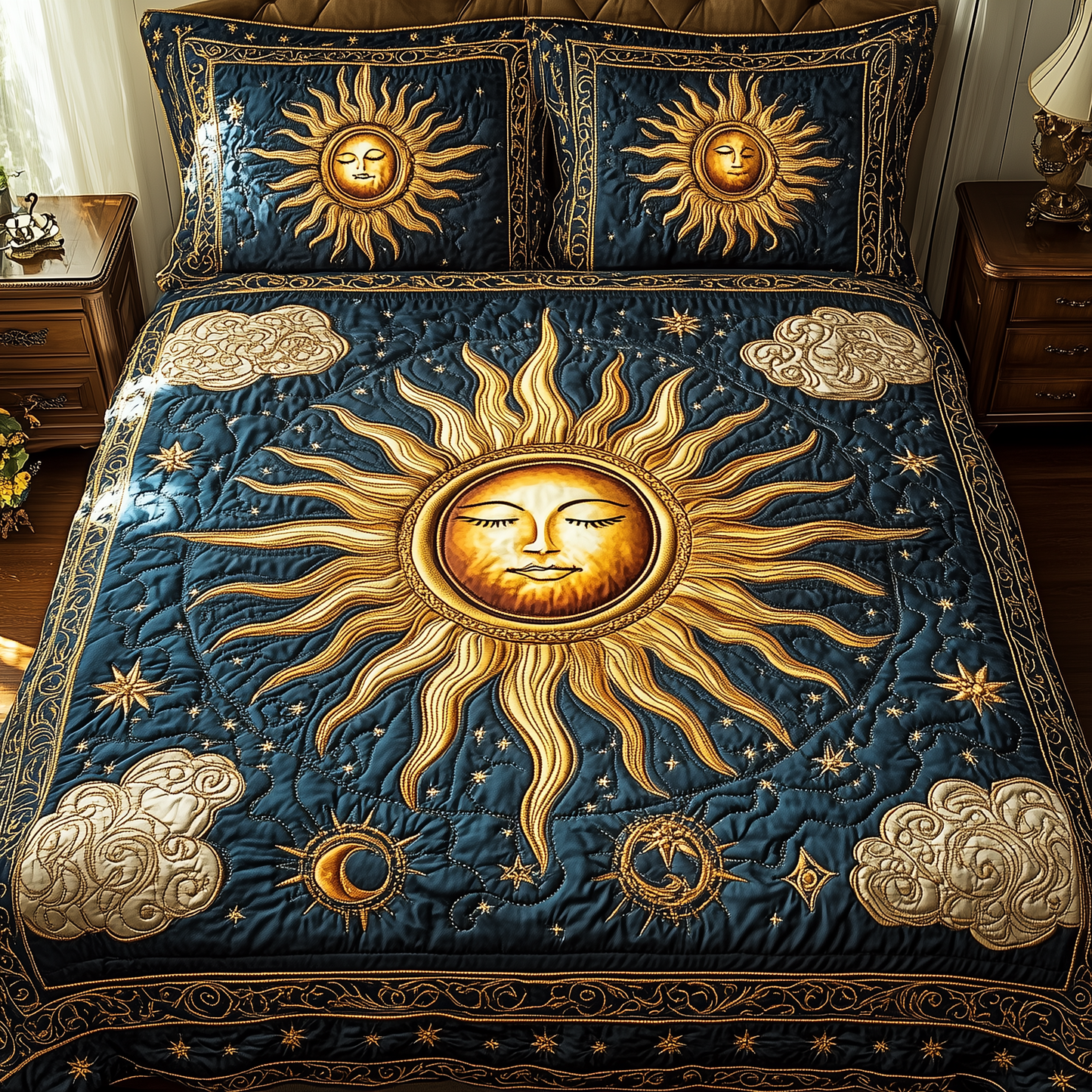 Spirit Of The Sun 3-Piece Quilted Bedding Set GFTONL2353