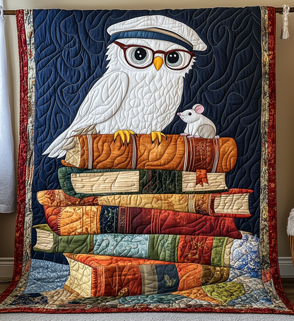 Academy Owl Quilted Blanket GFTONL2470