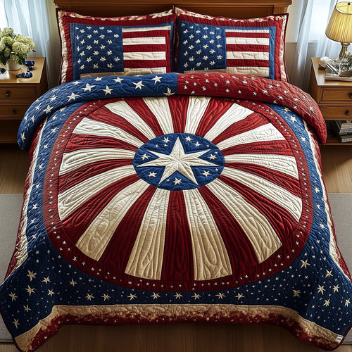 Blossom of Unity 3-Piece Quilted Bedding Set GFTONL2818