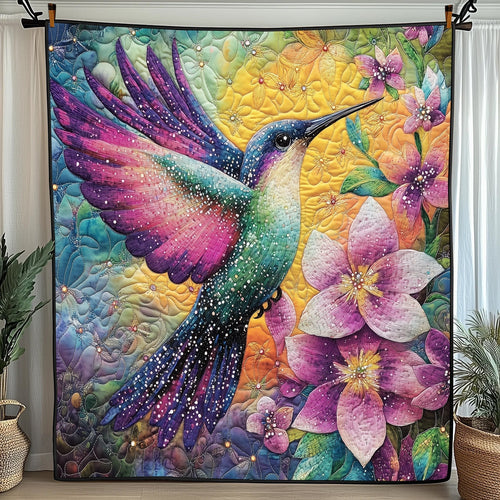 Hummingbird Charm Quilted Blanket GFTONL3525