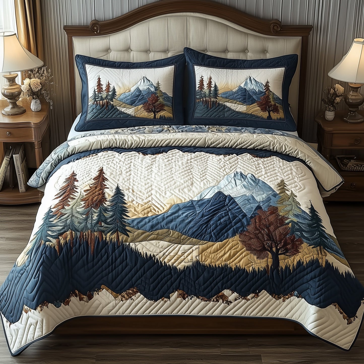 Forest Vibe 3-Piece Quilted Bedding Set GFTONL3684