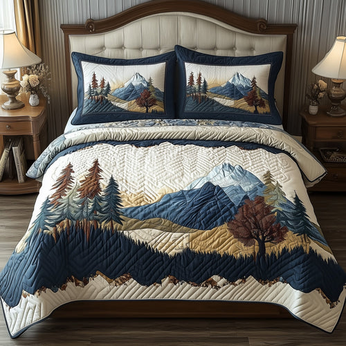 Forest Vibe 3-Piece Quilted Bedding Set GFTONL3684