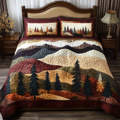 Forest Vibe 3-Piece Quilted Bedding Set GFTONL3685